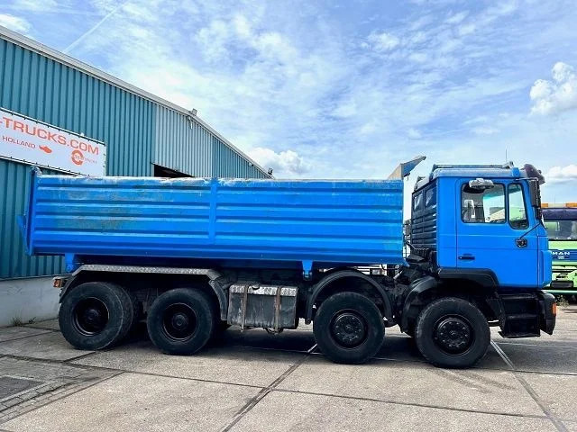MAN 41.464 F2000 8X4 FULL STEEL KIPPER (EURO 2 / ZF16 MANUAL GEARBOX / ZF-INTARDER / FULL STEEL SUSPENSION / REDUCTION AXLES) - Kallurauto: pilt 4 MAN 41.464 F2000 8X4 FULL STEEL KIPPER (EURO 2 / ZF16 MANUAL GEARBOX / ZF-INTARDER / FULL STEEL SUSPENSION / REDUCTION AXLES) - Kallurauto: pilt 4