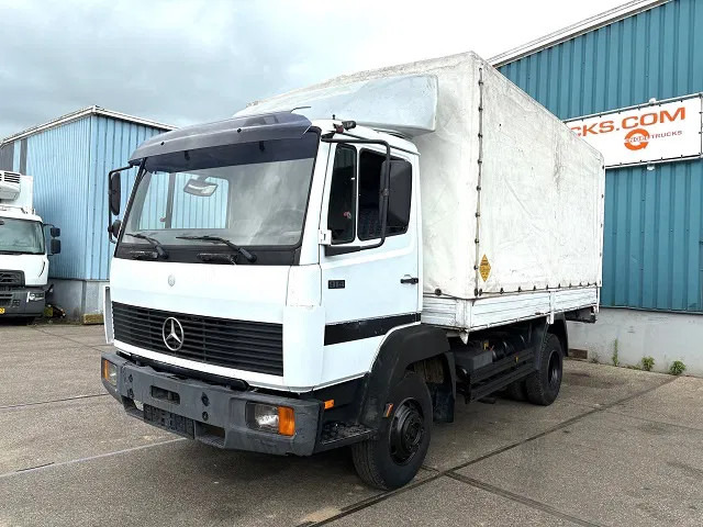 Mercedes-Benz LK 914 (6-CILINDER) WITH TENT BOX (MANUAL GEARBOX / FULL STEEL SUSPENSION / LOADING PLATFORM) - Tent veoauto: pilt 1 Mercedes-Benz LK 914 (6-CILINDER) WITH TENT BOX (MANUAL GEARBOX / FULL STEEL SUSPENSION / LOADING PLATFORM) - Tent veoauto: pilt 1