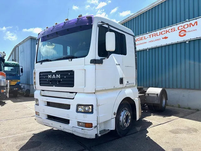 MAN TGA 18.410 BLS XL (6-CILINDERHEADS) (ZF16 MANUAL GEARBOX / ZF-INTARDER / P.T.O.) - Sadulveok: pilt 1 MAN TGA 18.410 BLS XL (6-CILINDERHEADS) (ZF16 MANUAL GEARBOX / ZF-INTARDER / P.T.O.) - Sadulveok: pilt 1