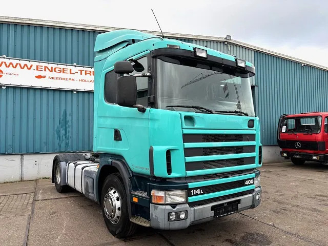 Scania R114-380 LA SLEEPERCAB 4x2 (EURO 2 / MANUAL GEARBOX / HYDRAULIC KIT / P.T.O. / FULL SPOILERSET / ETC.) - Sadulveok: pilt 2 Scania R114-380 LA SLEEPERCAB 4x2 (EURO 2 / MANUAL GEARBOX / HYDRAULIC KIT / P.T.O. / FULL SPOILERSET / ETC.) - Sadulveok: pilt 2