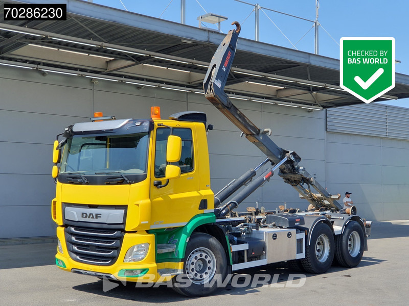 DAF CF 450 CF 6X2 HIAB 20ZL53 Hooklift LiftAxle Automatic 20 Tonnes ACC Euro 6 - Konkstõstukiga veoauto: pilt 1 DAF CF 450 CF 6X2 HIAB 20ZL53 Hooklift LiftAxle Automatic 20 Tonnes ACC Euro 6 - Konkstõstukiga veoauto: pilt 1