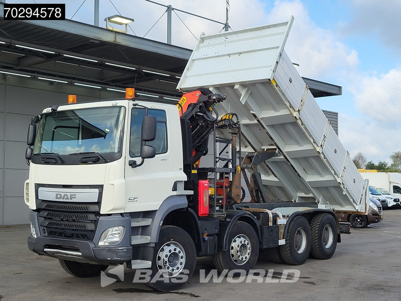 DAF CF 460 8X4 Palfinger PK18002 EH Crane tipper Retarder Big-Axle Steelsuspension Manual - Kallurauto, Kraanaga veoauto: pilt 2 DAF CF 460 8X4 Palfinger PK18002 EH Crane tipper Retarder Big-Axle Steelsuspension Manual - Kallurauto, Kraanaga veoauto: pilt 2