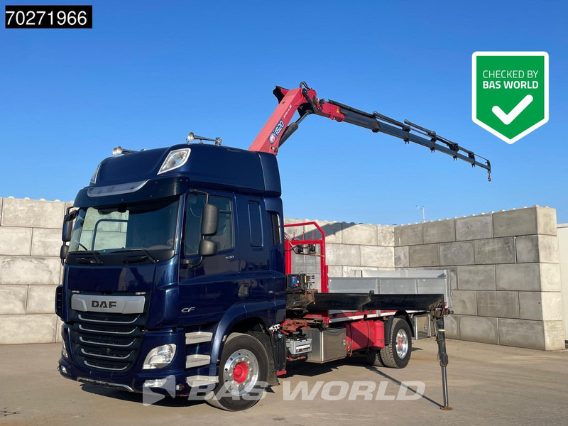 DAF CF 530 4X2 HMF 1820-RC Kran Crane Retarder Space cab Euro 6 - Madelveok/ Platvormveok, Kraanaga veoauto: pilt 1 DAF CF 530 4X2 HMF 1820-RC Kran Crane Retarder Space cab Euro 6 - Madelveok/ Platvormveok, Kraanaga veoauto: pilt 1