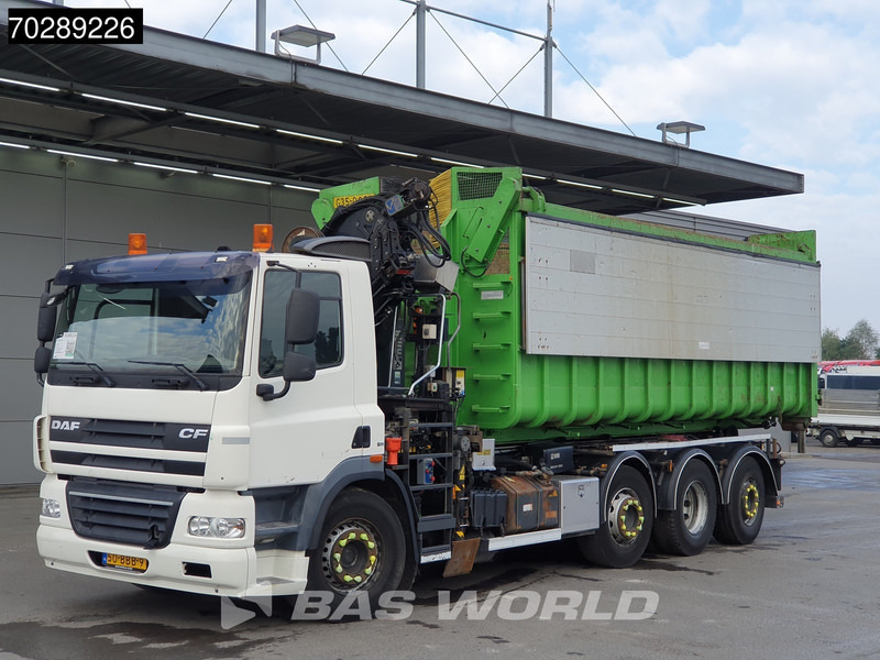 DAF CF85.360 8X2 NL-Truck HIAB 211 E-3 Hipro Crane HIAB XR21S Hooklift Lift+steering Axle Automatic Euro 5 - Konkstõstukiga veoauto, Kraanaga veoauto: pilt 3 DAF CF85.360 8X2 NL-Truck HIAB 211 E-3 Hipro Crane HIAB XR21S Hooklift Lift+steering Axle Automatic Euro 5 - Konkstõstukiga veoauto, Kraanaga veoauto: pilt 3