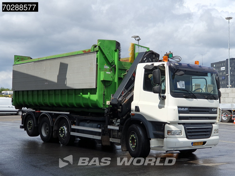 DAF CF85.360 8X2 NL-Truck HIAB 211 E-3 Hipro Crane + Hooklift Lift+steering Axle Automatic Euro 5 - Konkstõstukiga veoauto, Kraanaga veoauto: pilt 3 DAF CF85.360 8X2 NL-Truck HIAB 211 E-3 Hipro Crane + Hooklift Lift+steering Axle Automatic Euro 5 - Konkstõstukiga veoauto, Kraanaga veoauto: pilt 3