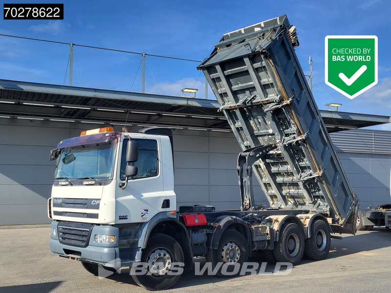 DAF CF85.410 8X4 13m3 Meiller 2-side tipper Big-Axle steel suspension Automatic Euro 4 - Kallurauto: pilt 1 DAF CF85.410 8X4 13m3 Meiller 2-side tipper Big-Axle steel suspension Automatic Euro 4 - Kallurauto: pilt 1