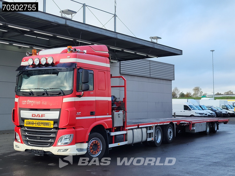 DAF XF 440 XF 6X2 NL-Truck Transporter APK HMF 900-K2 crane Winch Lift-Lenkachse Euro 6 - Madelveok/ Platvormveok, Kraanaga veoauto: pilt 5 DAF XF 440 XF 6X2 NL-Truck Transporter APK HMF 900-K2 crane Winch Lift-Lenkachse Euro 6 - Madelveok/ Platvormveok, Kraanaga veoauto: pilt 5