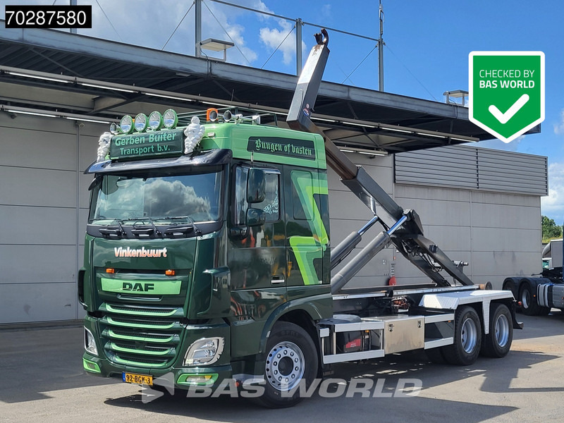 DAF XF 460 XF 6X2 NL-Truck VDL S-25-6400 Hooklift Liftaxle Manual Navi ACC Euro 6 - Konkstõstukiga veoauto: pilt 1 DAF XF 460 XF 6X2 NL-Truck VDL S-25-6400 Hooklift Liftaxle Manual Navi ACC Euro 6 - Konkstõstukiga veoauto: pilt 1
