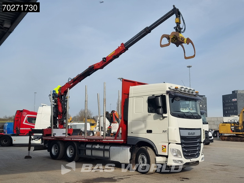 DAF XF 510 6X4 Jonsered Z-Crane SC ACC Retarder Euro 6 - Metsaveok, Kraanaga veoauto: pilt 3 DAF XF 510 6X4 Jonsered Z-Crane SC ACC Retarder Euro 6 - Metsaveok, Kraanaga veoauto: pilt 3