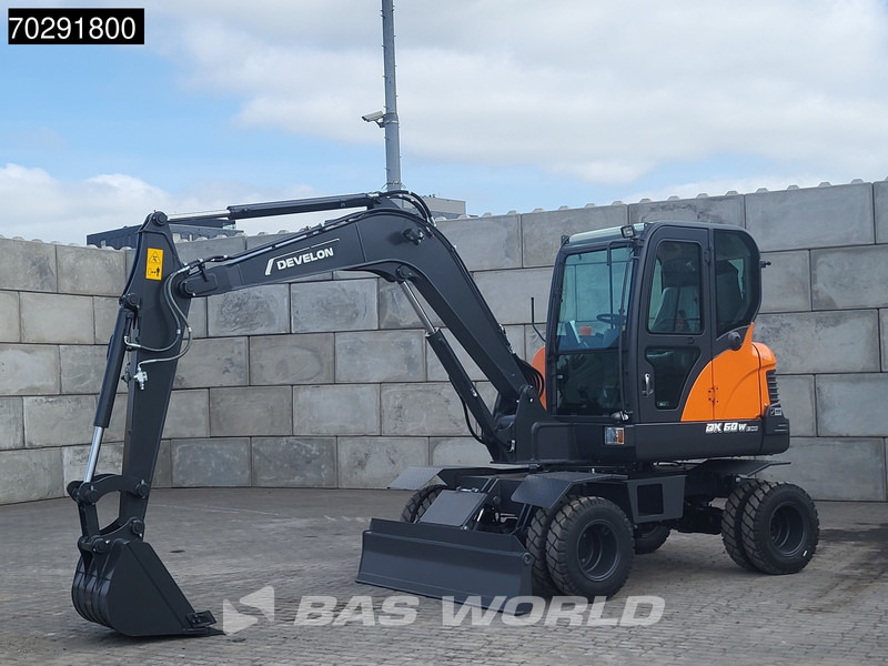 Develon DX60 WN ECO-1 A/C - Ratastel ekskavaator: pilt 2 Develon DX60 WN ECO-1 A/C - Ratastel ekskavaator: pilt 2