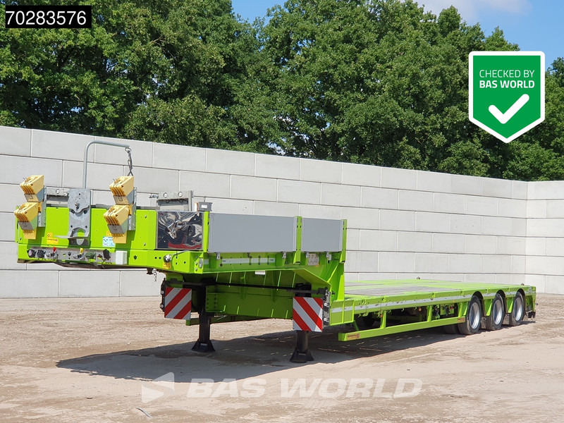 Faymonville F-S43-1AAF 3 axles Extendable Twistlocks 3x Hydraulic Steering Galvanised - Madal platvormpoolhaagis: pilt 1 Faymonville F-S43-1AAF 3 axles Extendable Twistlocks 3x Hydraulic Steering Galvanised - Madal platvormpoolhaagis: pilt 1
