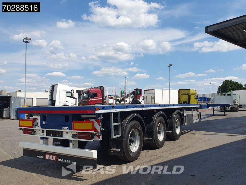 Faymonville MAX210-Z-3AA-13.60-22.5-2.54 3 axles 29M 2x extendable 3x steering axle twistlocks - Platvorm/ Madelpoolhaagis: pilt 5 Faymonville MAX210-Z-3AA-13.60-22.5-2.54 3 axles 29M 2x extendable 3x steering axle twistlocks - Platvorm/ Madelpoolhaagis: pilt 5