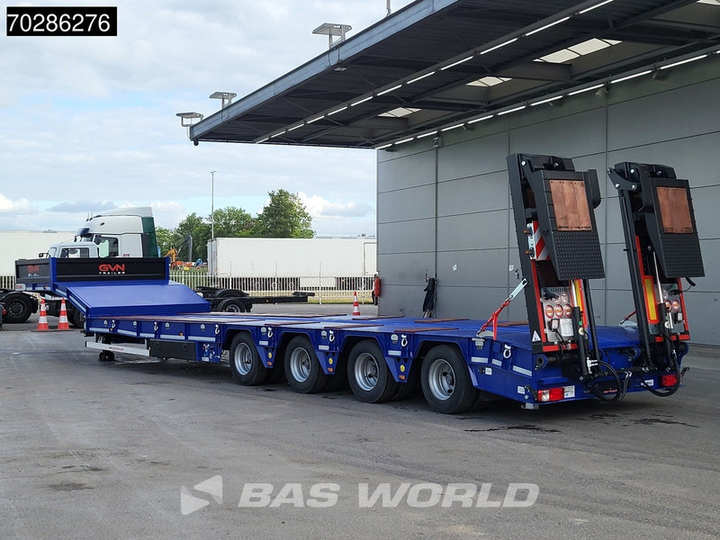 GVN Trailer 4 axles NEW Lift+Lenkachse Hydraulic Ramps - Madal platvormpoolhaagis: pilt 2 GVN Trailer 4 axles NEW Lift+Lenkachse Hydraulic Ramps - Madal platvormpoolhaagis: pilt 2
