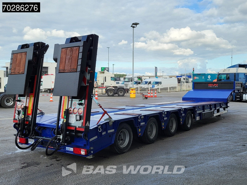 GVN Trailer 4 axles NEW Lift+Lenkachse Hydraulic Ramps - Madal platvormpoolhaagis: pilt 5 GVN Trailer 4 axles NEW Lift+Lenkachse Hydraulic Ramps - Madal platvormpoolhaagis: pilt 5