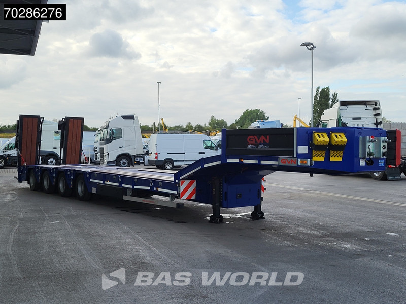 GVN Trailer 4 axles NEW Lift+Lenkachse Hydraulic Ramps - Madal platvormpoolhaagis: pilt 3 GVN Trailer 4 axles NEW Lift+Lenkachse Hydraulic Ramps - Madal platvormpoolhaagis: pilt 3