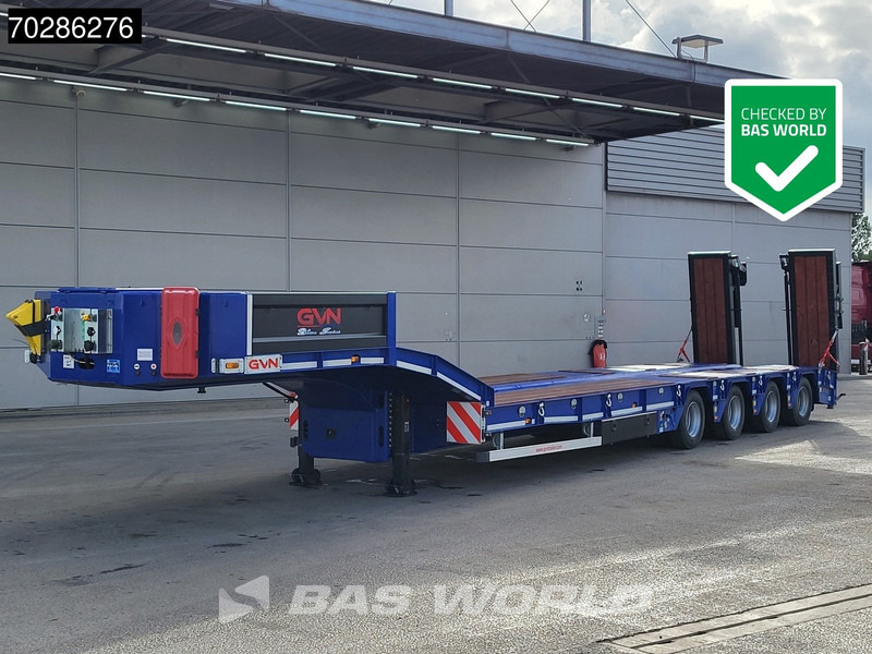 GVN Trailer 4 axles NEW Lift+Lenkachse Hydraulic Ramps - Madal platvormpoolhaagis: pilt 1 GVN Trailer 4 axles NEW Lift+Lenkachse Hydraulic Ramps - Madal platvormpoolhaagis: pilt 1