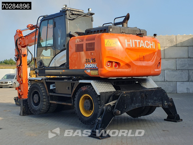 Hitachi ZX140W -6 OUTRIGGERS + BLADE - Ratastel ekskavaator: pilt 2 Hitachi ZX140W -6 OUTRIGGERS + BLADE - Ratastel ekskavaator: pilt 2