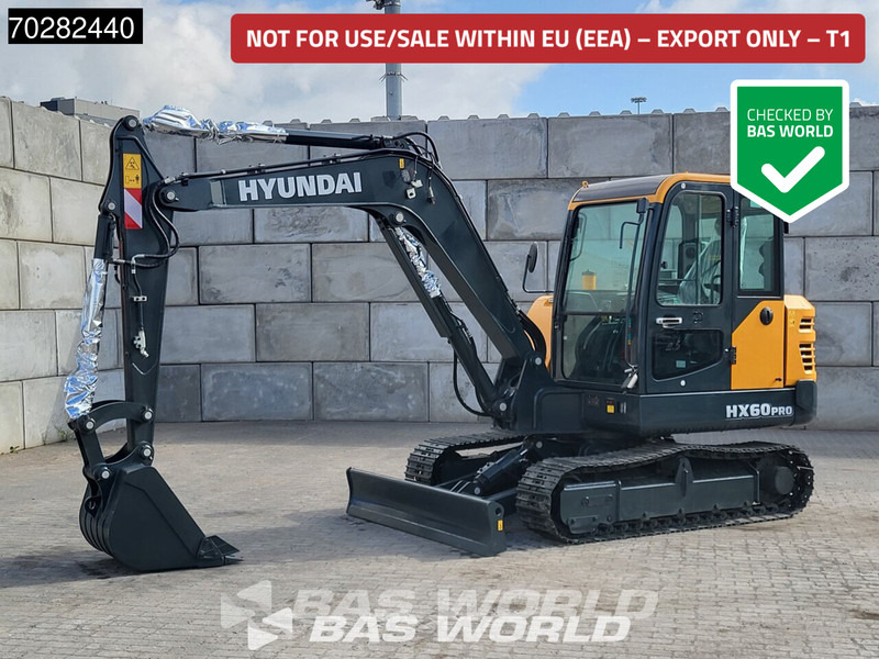 Hyundai HX60 PRON A/C - Miniekskavaator: pilt 1 Hyundai HX60 PRON A/C - Miniekskavaator: pilt 1
