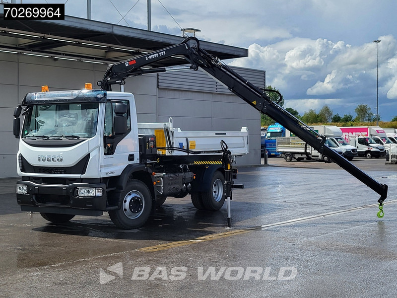 Iveco Eurocargo 160E280 4X2 NEW! Hiab XHIDUO092E-3 Kran Crane 6m3 3-way Tipper ACC - Kallurauto, Kraanaga veoauto: pilt 3 Iveco Eurocargo 160E280 4X2 NEW! Hiab XHIDUO092E-3 Kran Crane 6m3 3-way Tipper ACC - Kallurauto, Kraanaga veoauto: pilt 3