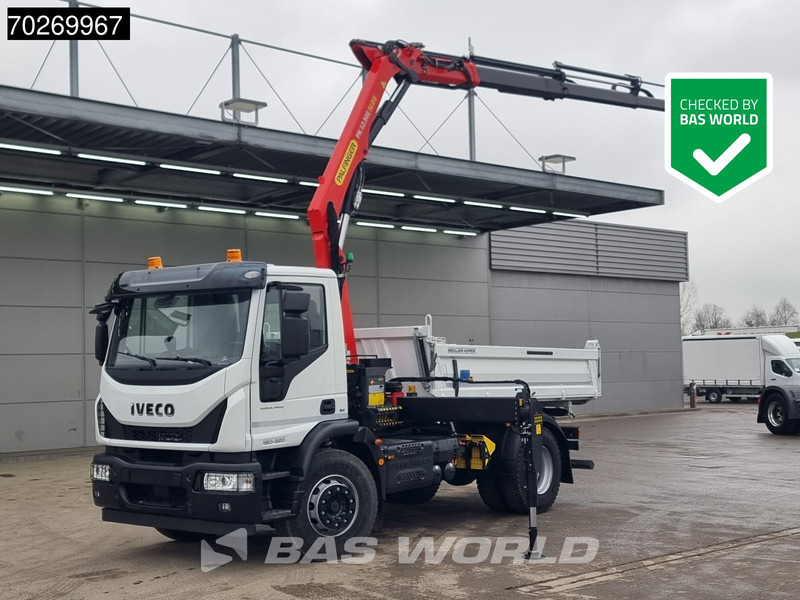 Iveco Eurocargo 180E320 4X2 Steelsuspension 3-Seiten Palfinger PK12.501 Euro 6 - Kallurauto, Kraanaga veoauto: pilt 1 Iveco Eurocargo 180E320 4X2 Steelsuspension 3-Seiten Palfinger PK12.501 Euro 6 - Kallurauto, Kraanaga veoauto: pilt 1