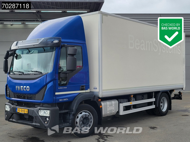 Iveco Eurocargo 190-320L Eurocargo 4X2 19tons NL-Truck Low Mileage! 1500kg Ladebordwand Automatic Euro 6 - Kasti veoauto: pilt 1 Iveco Eurocargo 190-320L Eurocargo 4X2 19tons NL-Truck Low Mileage! 1500kg Ladebordwand Automatic Euro 6 - Kasti veoauto: pilt 1