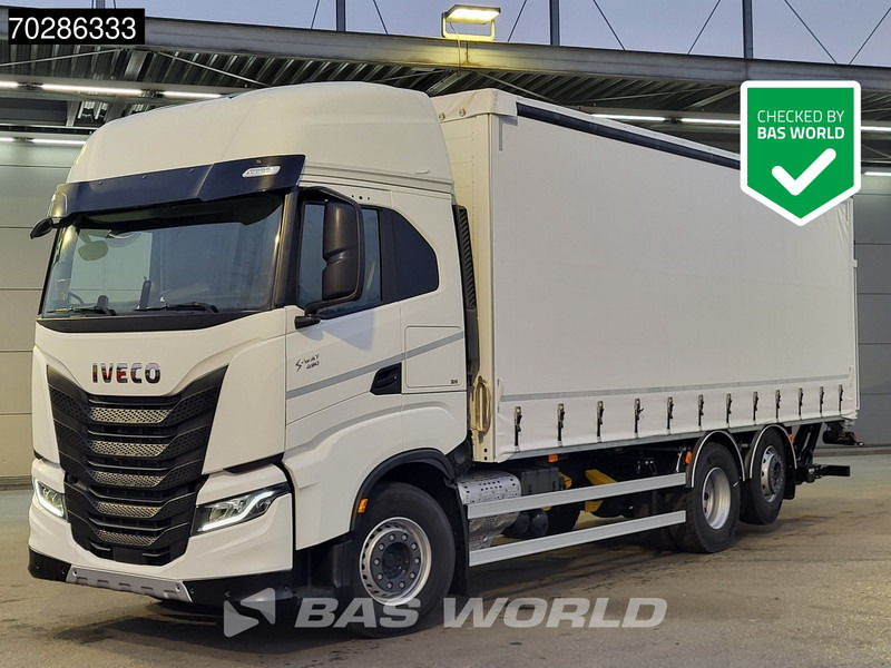 Iveco S-Way 490 6X2 NEW! 2000kg Ladebordwand Retarder Automatic Navi ACC Standklima - Tent veoauto: pilt 1 Iveco S-Way 490 6X2 NEW! 2000kg Ladebordwand Retarder Automatic Navi ACC Standklima - Tent veoauto: pilt 1