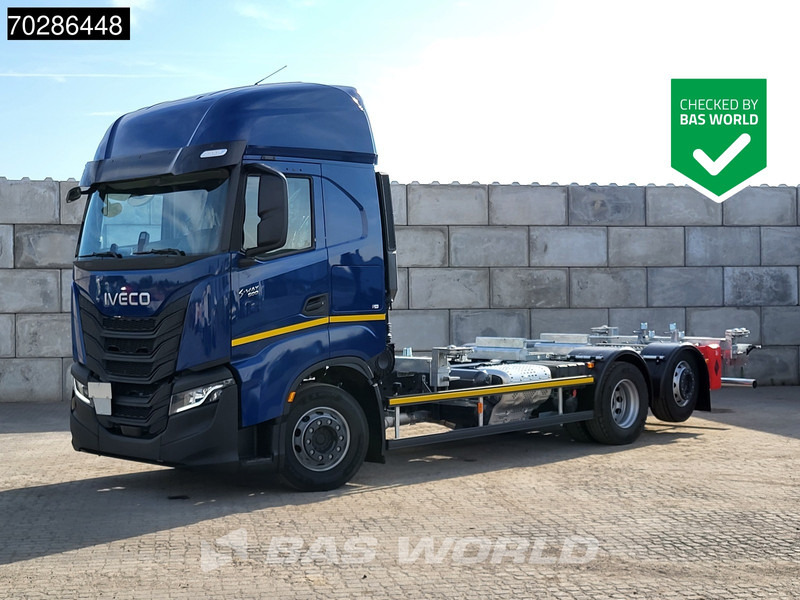Iveco S-Way 500 6X2 NEW! BDF Lift+steering Axle Automatic Standklima Navi ACC Euro 6 - Konteinerveduk/ Tõstukiga veoauto: pilt 1 Iveco S-Way 500 6X2 NEW! BDF Lift+steering Axle Automatic Standklima Navi ACC Euro 6 - Konteinerveduk/ Tõstukiga veoauto: pilt 1
