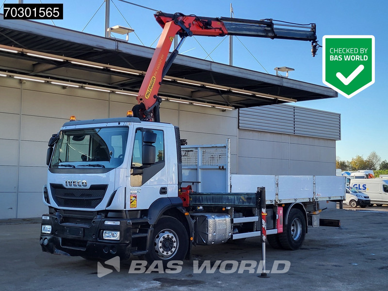 Iveco Stralis 310 4X2 Palfinger PK14002 EH Kran Crane Steel suspension Euro 6 - Madelveok/ Platvormveok, Kraanaga veoauto: pilt 1 Iveco Stralis 310 4X2 Palfinger PK14002 EH Kran Crane Steel suspension Euro 6 - Madelveok/ Platvormveok, Kraanaga veoauto: pilt 1