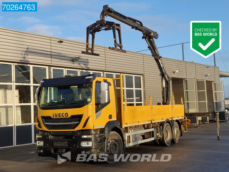 Iveco Stralis 310 6X2 RHD! Atlas 135.2VE-A11 Crane Lift-Lenkachse ACC Euro 6 - Madelveok/ Platvormveok, Kraanaga veoauto: pilt 1 Iveco Stralis 310 6X2 RHD! Atlas 135.2VE-A11 Crane Lift-Lenkachse ACC Euro 6 - Madelveok/ Platvormveok, Kraanaga veoauto: pilt 1