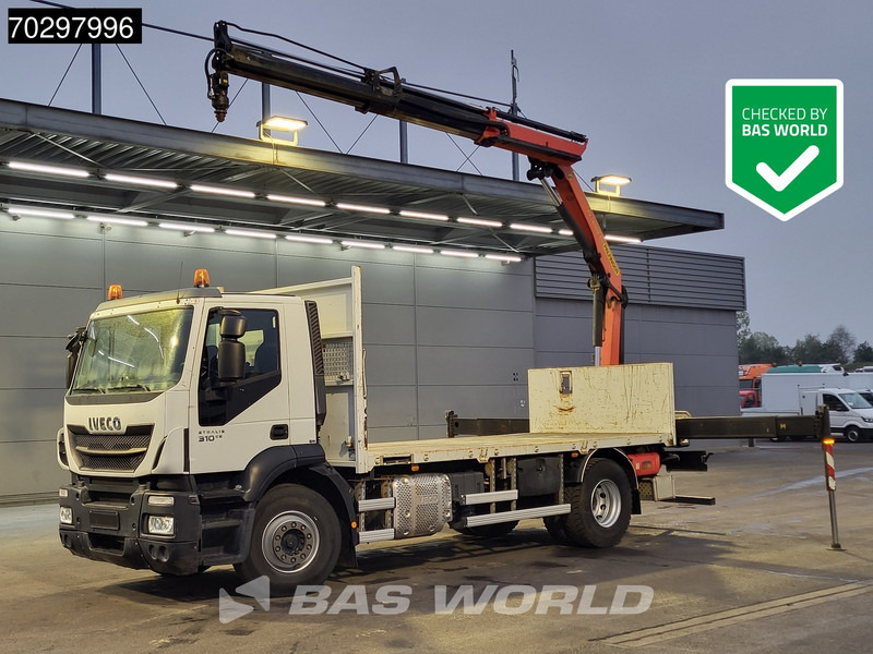 Iveco Stralis 310 Stralis 4X2 Palfinger PK 14002-EH Crane Steelsuspension Automatic Euro 6 - Madelveok/ Platvormveok, Kraanaga veoauto: pilt 1 Iveco Stralis 310 Stralis 4X2 Palfinger PK 14002-EH Crane Steelsuspension Automatic Euro 6 - Madelveok/ Platvormveok, Kraanaga veoauto: pilt 1