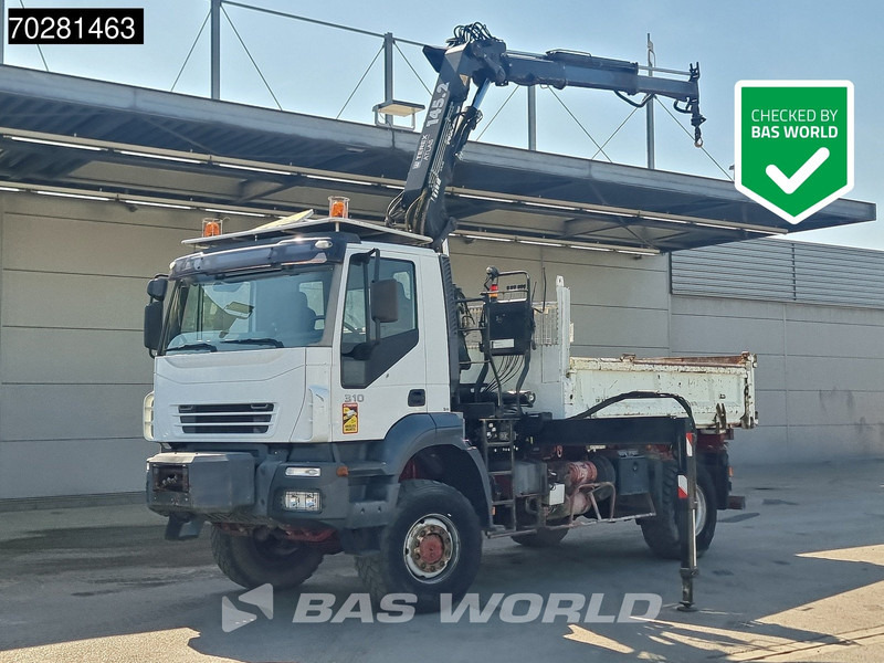 Iveco Trakker 310 4X4 Atlas 145.2-A2 Kran Crane 4x4 Big axle 6m3 3 sided tipper Euro 4 - Kallurauto, Kraanaga veoauto: pilt 1 Iveco Trakker 310 4X4 Atlas 145.2-A2 Kran Crane 4x4 Big axle 6m3 3 sided tipper Euro 4 - Kallurauto, Kraanaga veoauto: pilt 1
