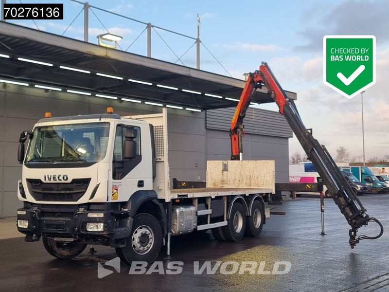 Iveco Trakker 360 6X4 Palfinger PK 18502 SH D Kran Crane Big axle Euro 6 - Madelveok/ Platvormveok, Kraanaga veoauto: pilt 1 Iveco Trakker 360 6X4 Palfinger PK 18502 SH D Kran Crane Big axle Euro 6 - Madelveok/ Platvormveok, Kraanaga veoauto: pilt 1