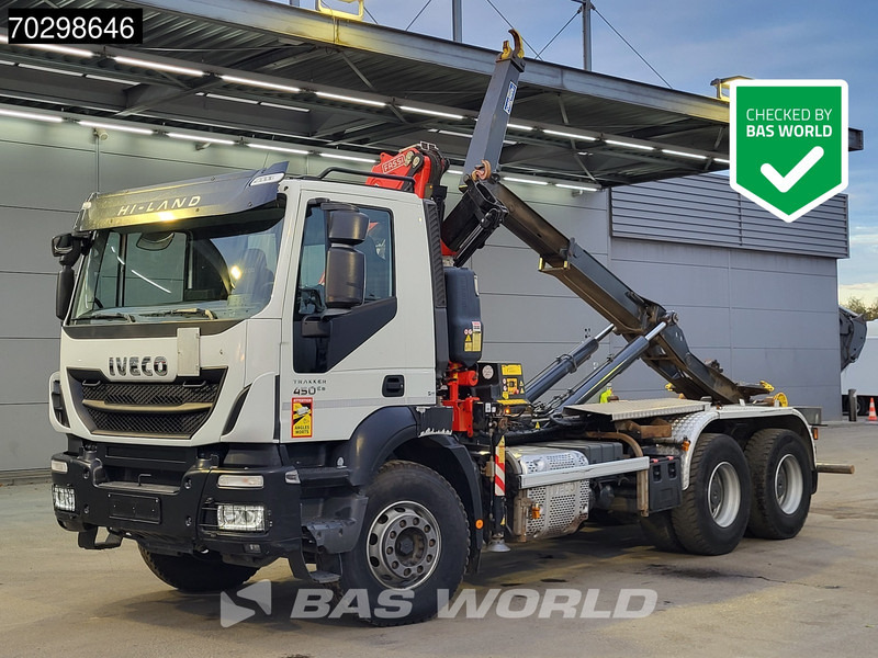 Iveco Trakker 450 6X4 Fassi F120B.2.22 Crane Marrel AL16S50 Retarder Big-axle Euro 6 - Konkstõstukiga veoauto, Kraanaga veoauto: pilt 1 Iveco Trakker 450 6X4 Fassi F120B.2.22 Crane Marrel AL16S50 Retarder Big-axle Euro 6 - Konkstõstukiga veoauto, Kraanaga veoauto: pilt 1