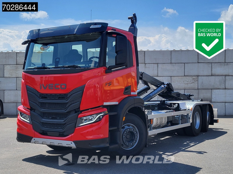 Iveco X-Way 460 6X2 NEW VDL S21-6400 Hooklift Lift+steering Axle Automatic Navi Euro 6 - Konkstõstukiga veoauto: pilt 1 Iveco X-Way 460 6X2 NEW VDL S21-6400 Hooklift Lift+steering Axle Automatic Navi Euro 6 - Konkstõstukiga veoauto: pilt 1