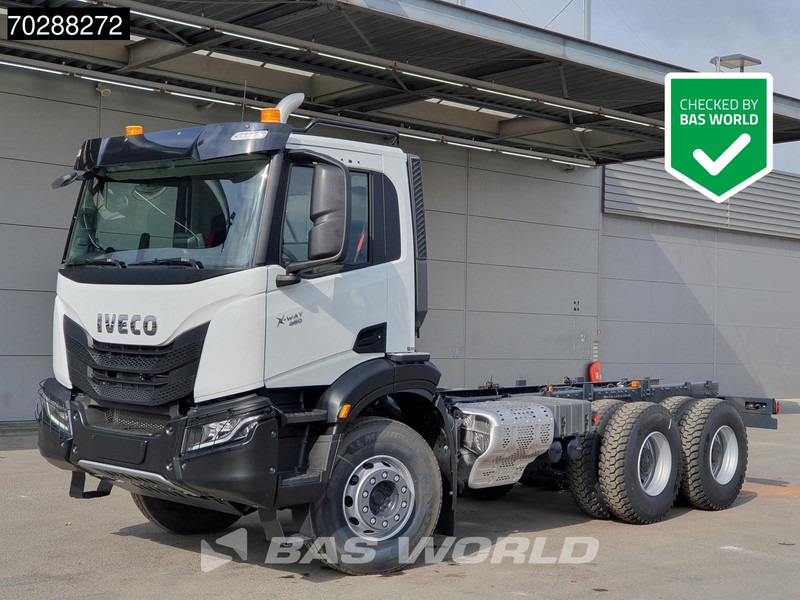 Iveco X-Way 460 6X4 New! Retarder steelsuspension Big-Axle Automatic Navi Euro 6 - Kabiinišassiiga veoauto: pilt 1 Iveco X-Way 460 6X4 New! Retarder steelsuspension Big-Axle Automatic Navi Euro 6 - Kabiinišassiiga veoauto: pilt 1