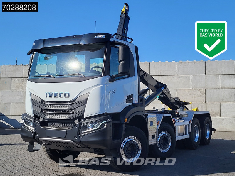 Iveco X-Way 480 8X4 NEW! 26tons MARREL Hooklift Steelsuspension Big-Axle Automatic Euro 6 - Konkstõstukiga veoauto: pilt 1 Iveco X-Way 480 8X4 NEW! 26tons MARREL Hooklift Steelsuspension Big-Axle Automatic Euro 6 - Konkstõstukiga veoauto: pilt 1