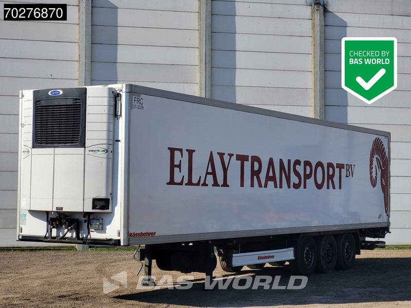 Kässbohrer Carrier Vector 1550 Tailgate TÜV 06/25 Liftachse LBW BPW - Külmutiga poolhaagis: pilt 1 Kässbohrer Carrier Vector 1550 Tailgate TÜV 06/25 Liftachse LBW BPW - Külmutiga poolhaagis: pilt 1