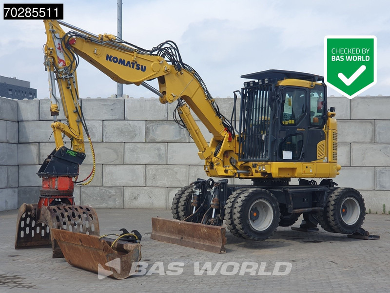 Komatsu PW118 MR -11 - Ratastel ekskavaator: pilt 1 Komatsu PW118 MR -11 - Ratastel ekskavaator: pilt 1