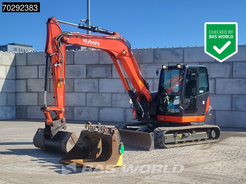 Kubota KX080-4 A/C - 3 BUCKETS - Miniekskavaator: pilt 1 Kubota KX080-4 A/C - 3 BUCKETS - Miniekskavaator: pilt 1