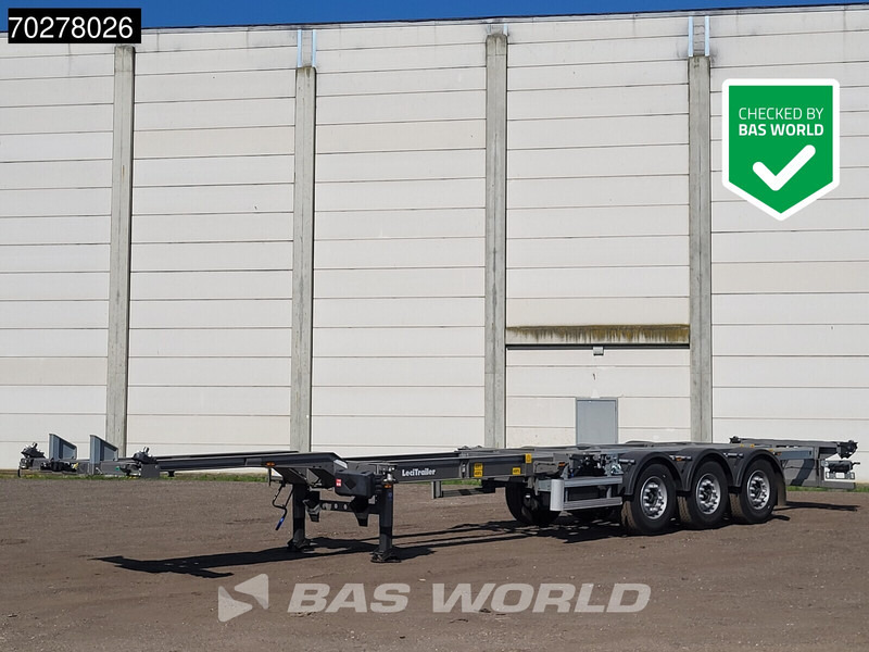 Lecitrailer SR3EC 3 axles UNUSED Liftachse Multi'45 - Konteinerveduk/ Tõstukiga poolhaagis: pilt 1 Lecitrailer SR3EC 3 axles UNUSED Liftachse Multi'45 - Konteinerveduk/ Tõstukiga poolhaagis: pilt 1