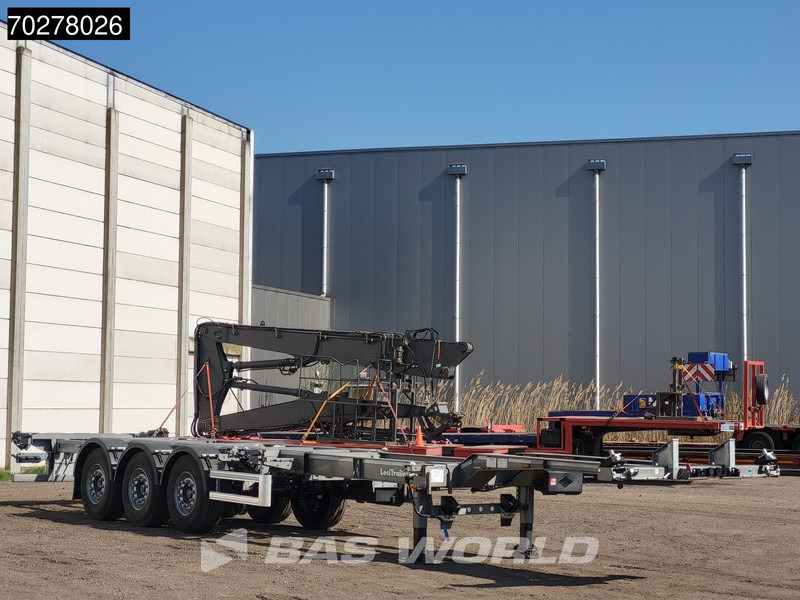 Konteinerveduk/ Tõstukiga poolhaagis Lecitrailer SR3EC 3 axles UNUSED Liftachse Multi'45: pilt 13