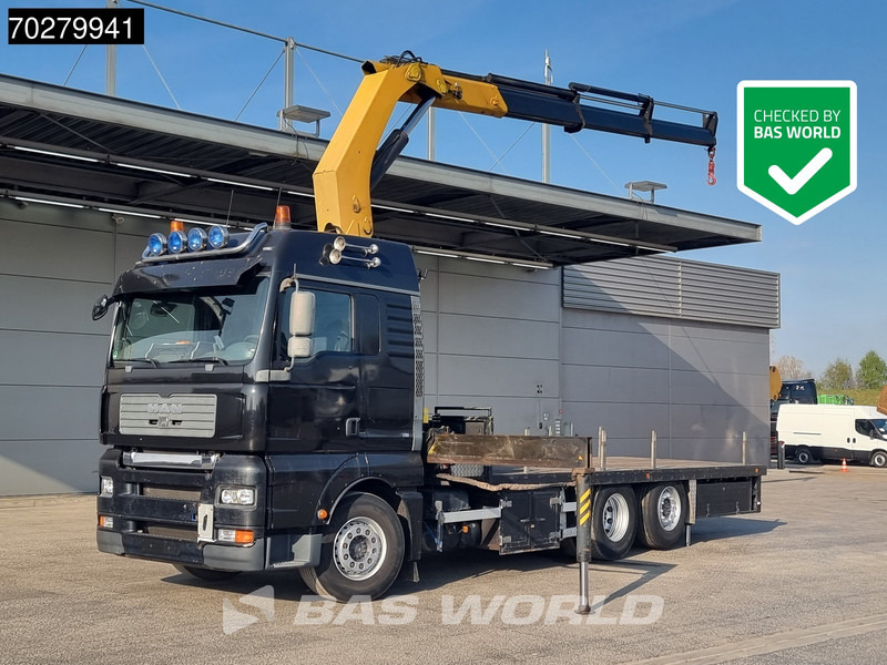 MAN TGA 26.430 6X2 Palfinger PK32080 Kran Crane Manual Liftachse Euro 4 - Madelveok/ Platvormveok, Kraanaga veoauto: pilt 1 MAN TGA 26.430 6X2 Palfinger PK32080 Kran Crane Manual Liftachse Euro 4 - Madelveok/ Platvormveok, Kraanaga veoauto: pilt 1