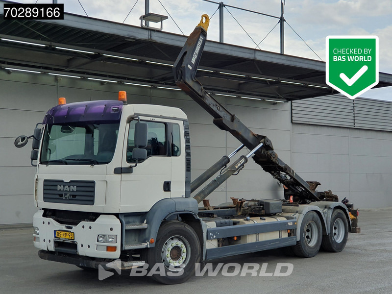 MAN TGA 28.400 6X2 NL-Truck HIAB Multilift LHZ26061 Lift-Axle Euro 5 - Konkstõstukiga veoauto: pilt 1 MAN TGA 28.400 6X2 NL-Truck HIAB Multilift LHZ26061 Lift-Axle Euro 5 - Konkstõstukiga veoauto: pilt 1