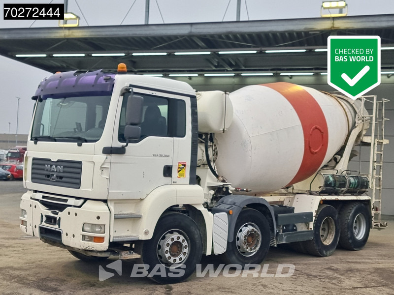 MAN TGA 32.360 8X4 Stetter 9m3 Steelsuspension Euro 4 - Autobetoonisegisti: pilt 1 MAN TGA 32.360 8X4 Stetter 9m3 Steelsuspension Euro 4 - Autobetoonisegisti: pilt 1
