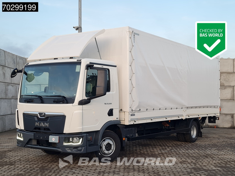 MAN TGL 12.250 4X2 12tonner 1500kg Ladebordwand Automatic Cruise Control Euro 6 - Tent veoauto: pilt 1 MAN TGL 12.250 4X2 12tonner 1500kg Ladebordwand Automatic Cruise Control Euro 6 - Tent veoauto: pilt 1