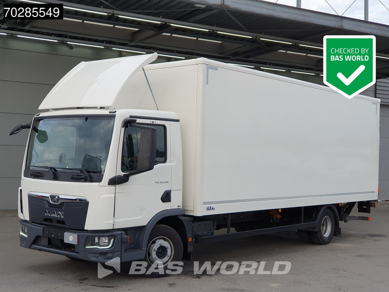 MAN TGL 12.250 4X2 12tonner 1500kg Ladebordwand Automatic Euro 6 - Kasti veoauto: pilt 1 MAN TGL 12.250 4X2 12tonner 1500kg Ladebordwand Automatic Euro 6 - Kasti veoauto: pilt 1