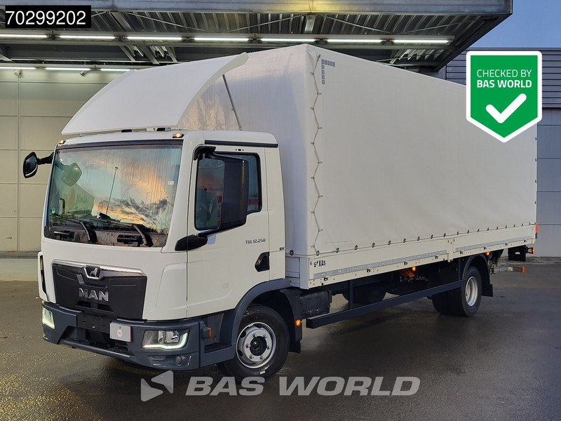 MAN TGL 12.250 4X2 Low Mileage! 12 Tons Automatic 1500kg Ladebordwand Euro 6 - Tent veoauto: pilt 1 MAN TGL 12.250 4X2 Low Mileage! 12 Tons Automatic 1500kg Ladebordwand Euro 6 - Tent veoauto: pilt 1