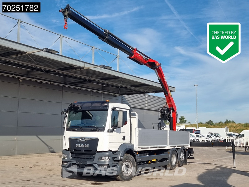 MAN TGS 26.440 6X2 NEW NL-Truck Palfinger PK 20.501 L TEC3 Kran Crane Baustoff Euro 6 - Madelveok/ Platvormveok, Kraanaga veoauto: pilt 1 MAN TGS 26.440 6X2 NEW NL-Truck Palfinger PK 20.501 L TEC3 Kran Crane Baustoff Euro 6 - Madelveok/ Platvormveok, Kraanaga veoauto: pilt 1