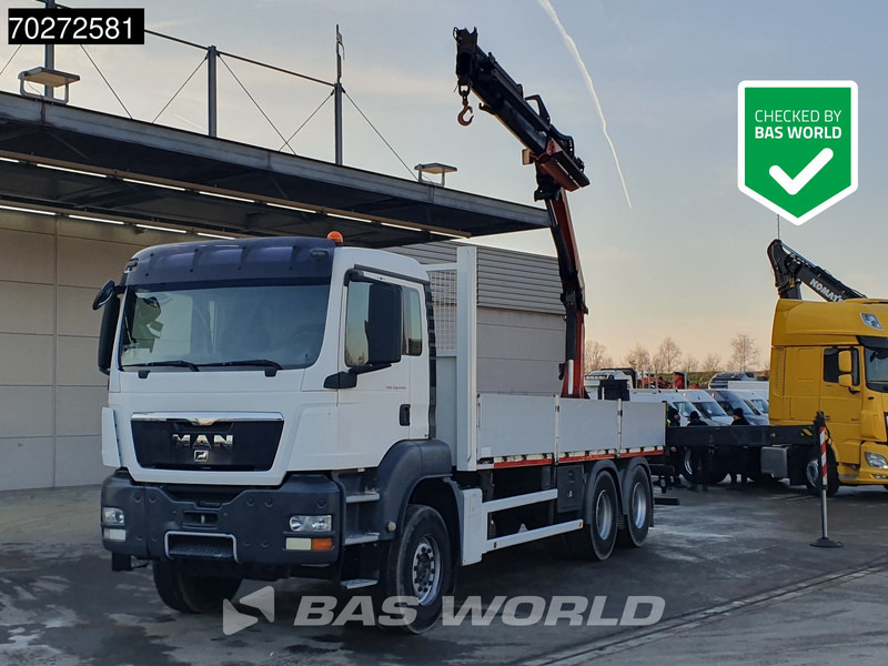 MAN TGS 26.440 6X4 Palfinger PK18002 EH Kran Crane Manual Remote Euro 5 - Madelveok/ Platvormveok, Kraanaga veoauto: pilt 1 MAN TGS 26.440 6X4 Palfinger PK18002 EH Kran Crane Manual Remote Euro 5 - Madelveok/ Platvormveok, Kraanaga veoauto: pilt 1