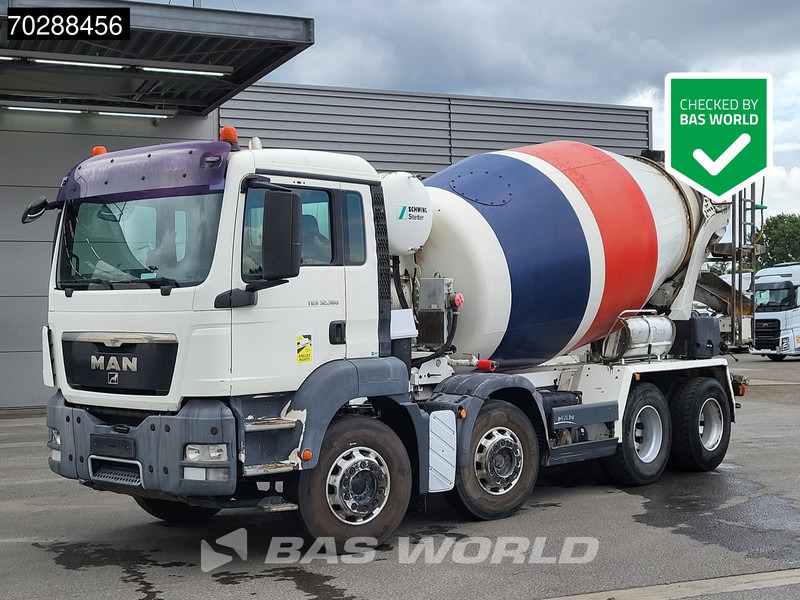 MAN TGS 32.360 8X4 9M3 Schwing Stetter Steel suspension Manual Euro 4 - Autobetoonisegisti: pilt 1 MAN TGS 32.360 8X4 9M3 Schwing Stetter Steel suspension Manual Euro 4 - Autobetoonisegisti: pilt 1